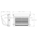 Le paquet de mur de taille moyenne de 100-277v a mené l&#39;appareil d&#39;éclairage de bâti de surface, UL a énuméré le bâti de mur de LED les paquets de mur de LED allumant 60w 150w